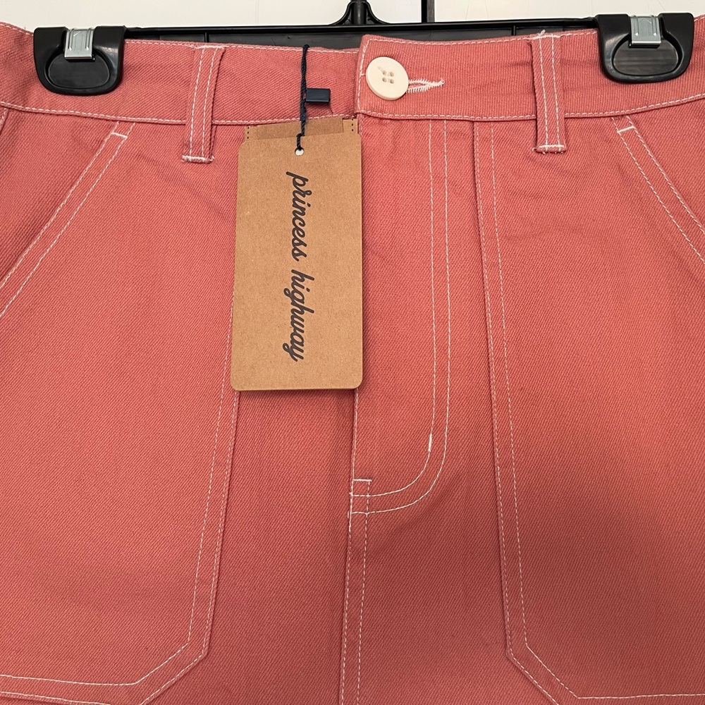 Princess Highway Coral A-Line Skirt - Picture 3 of 6